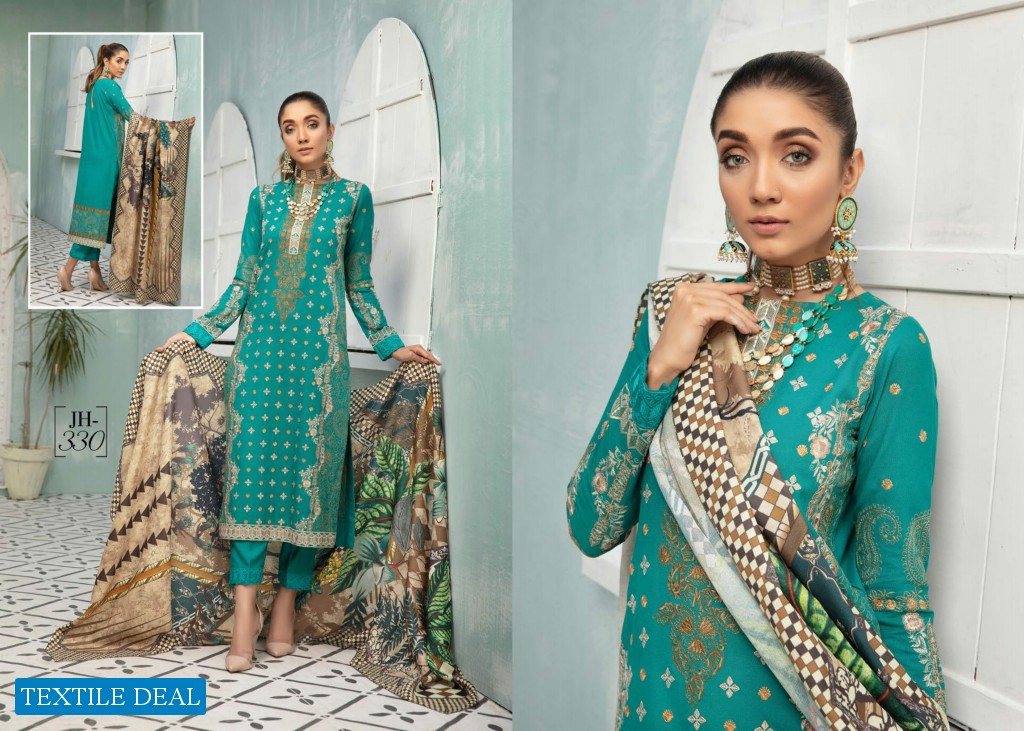 Johra Nigar Embroidered Winter Shawl Pakistani Salwar Kameez