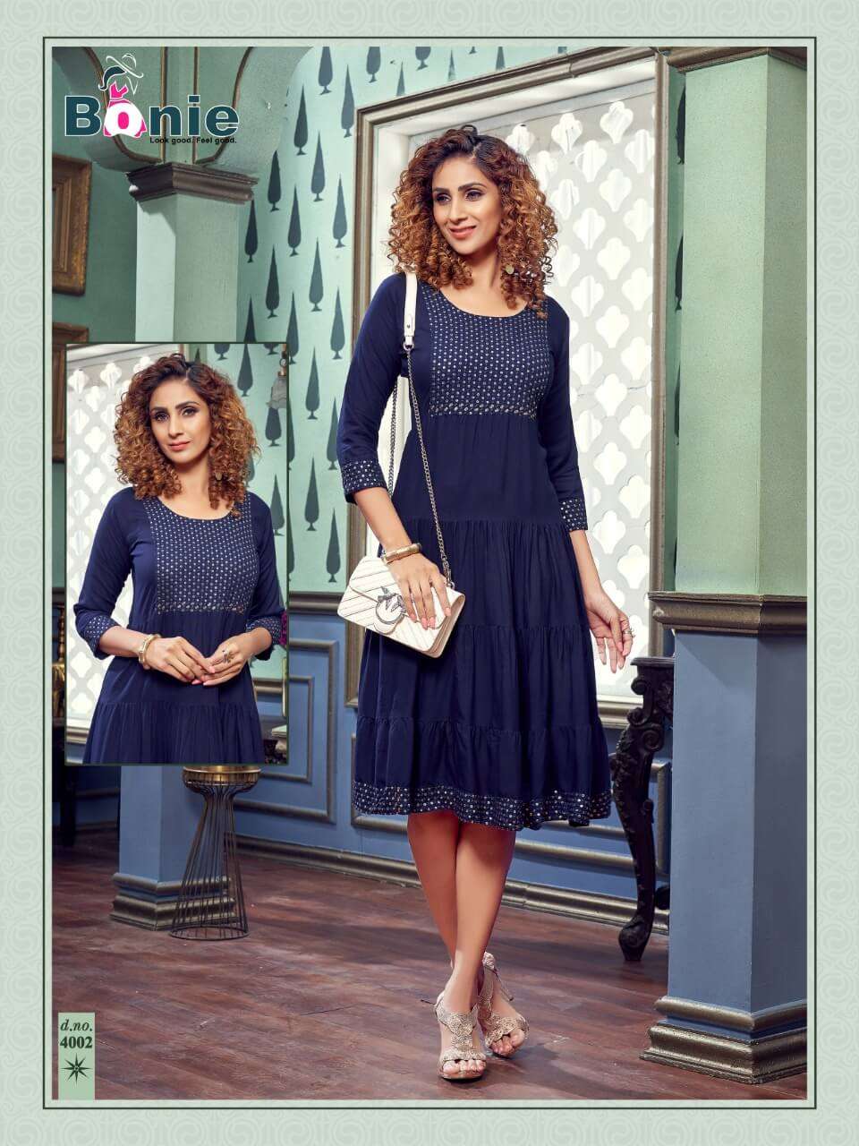 Bonie Fenni Wholesale Full Ghera Long Kurtis