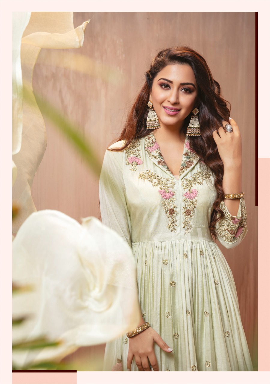 S4U PEPLUM FANCY GEORGETTE INNOVATIVE STYLE SKIRT STYLE KURTI CATALOG