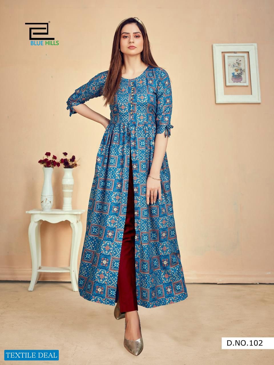 Blue Hill Calendar Vol-5 wholesale Long Kurtis