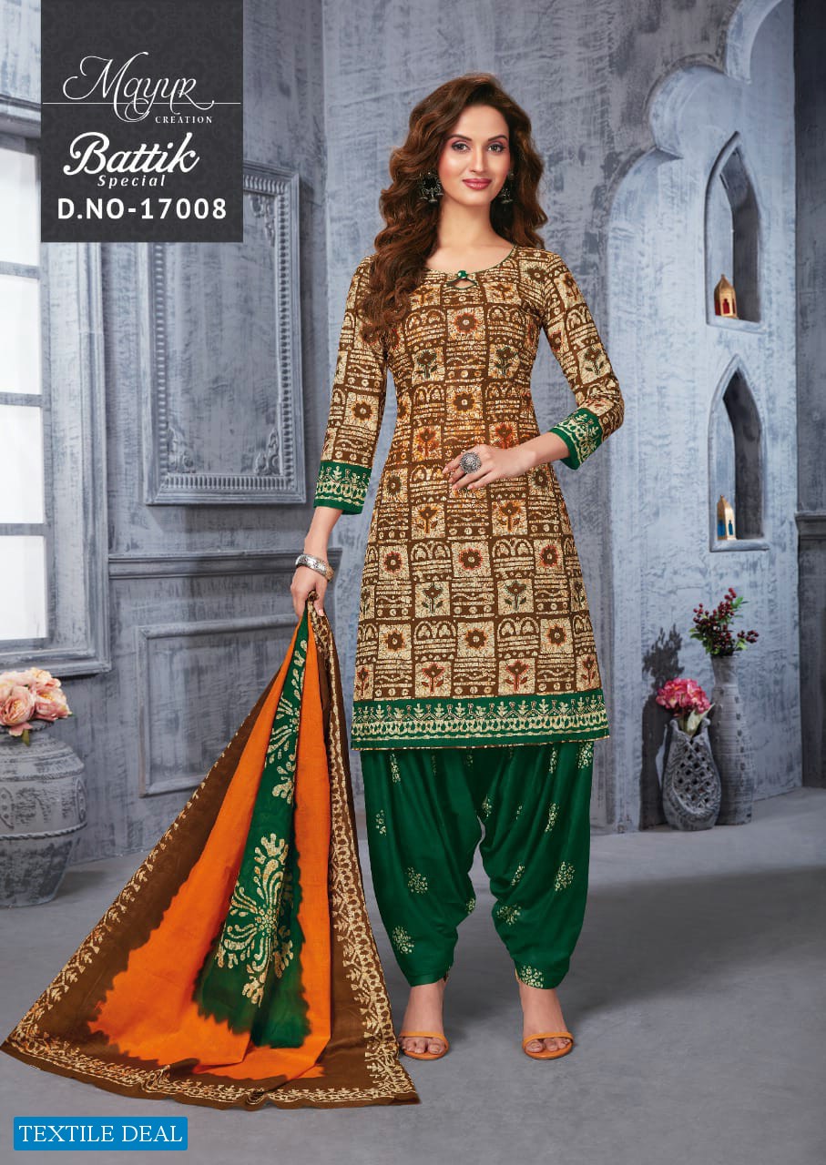 Mayur Batik Special Vol-17 Wholesale Cotton Printed Dress Material