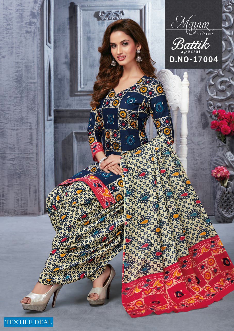 Mayur Batik Special Vol-17 Wholesale Cotton Printed Dress Material