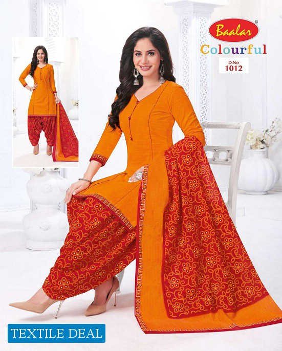 Baalar Colourful Vol-10 Wholesale Printed Formal Dress Material