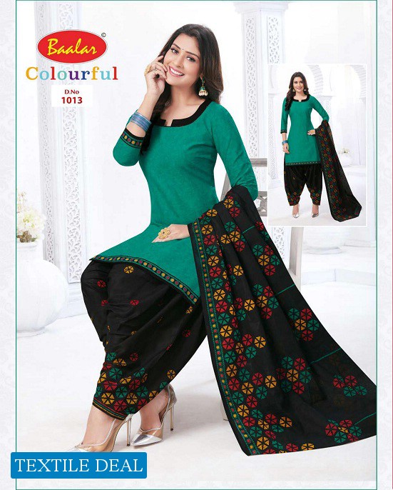 Baalar Colourful Vol-10 Wholesale Printed Formal Dress Material