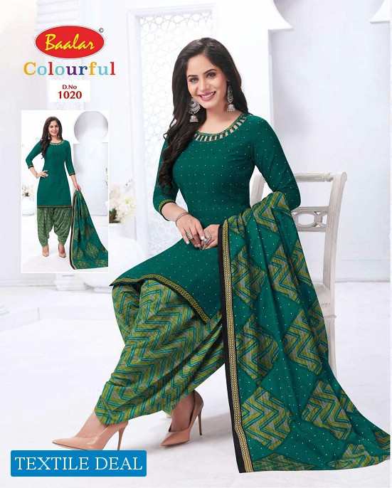 Baalar Colourful Vol-10 Wholesale Printed Formal Dress Material