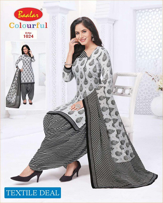 Baalar Colourful Vol-10 Wholesale Printed Formal Dress Material