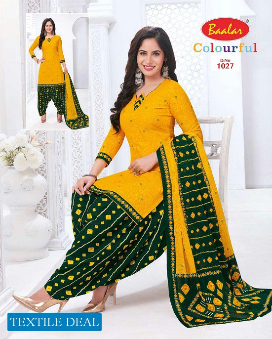 Baalar Colourful Vol-10 Wholesale Printed Formal Dress Material