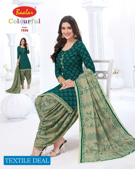 Baalar Colourful Vol-10 Wholesale Printed Formal Dress Material