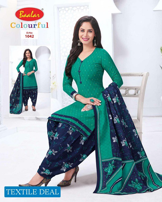 Baalar Colourful Vol-10 Wholesale Printed Formal Dress Material