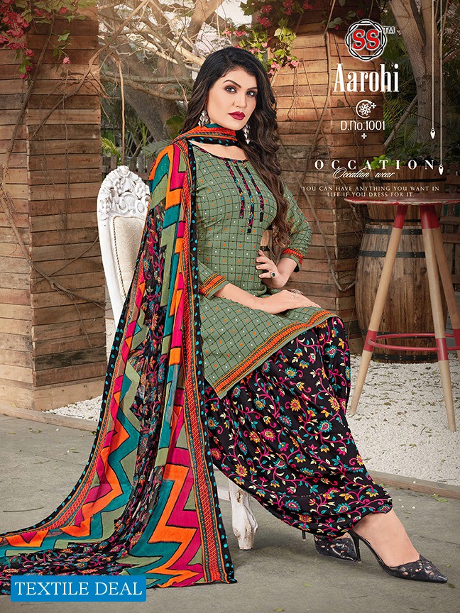 SS Aarohi Vol-1 Wholesale Cotton Printed Dress Material