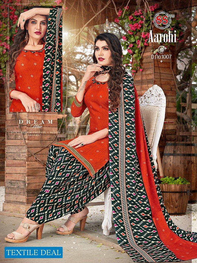 SS Aarohi Vol-1 Wholesale Cotton Printed Dress Material