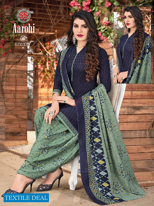 SS Aarohi Vol-1 Wholesale Cotton Printed Dress Material