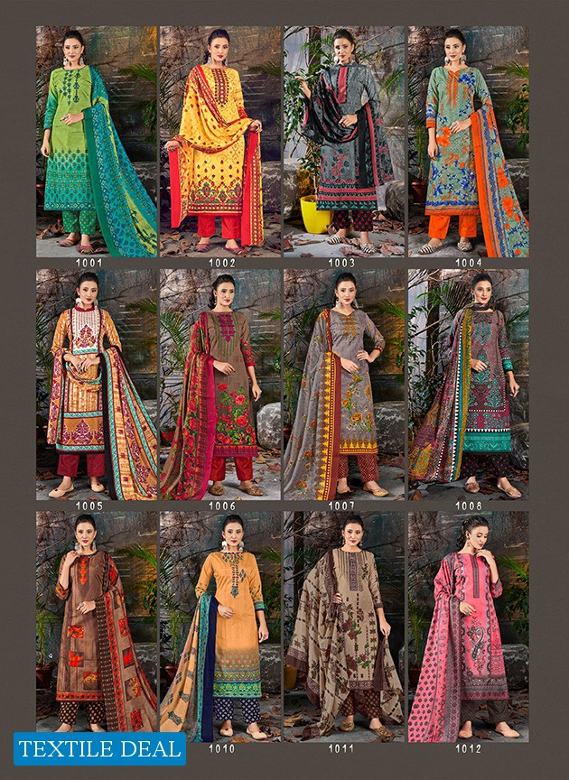 SS Ruhani Vol-1 Wholesale Cotton Printed Dress Material