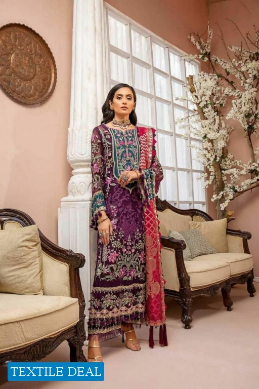 Adan Libaas Luxulia Chiffon Embroidered Pakistani Original Catalogs