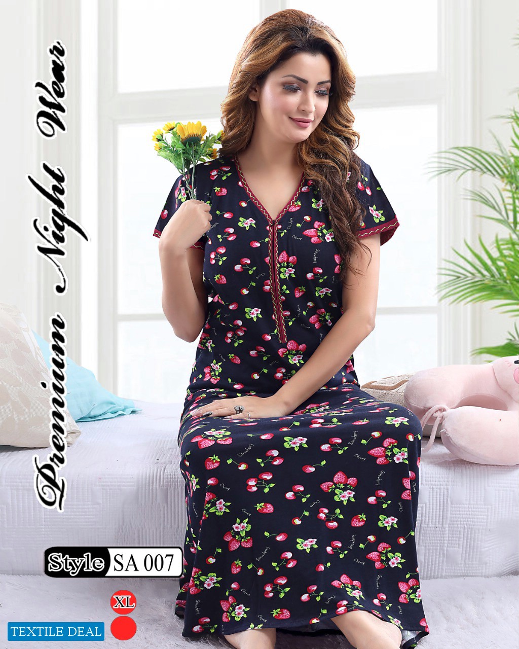 Kavyansika Nighty 292 Wholesale Night Wear Catalogs