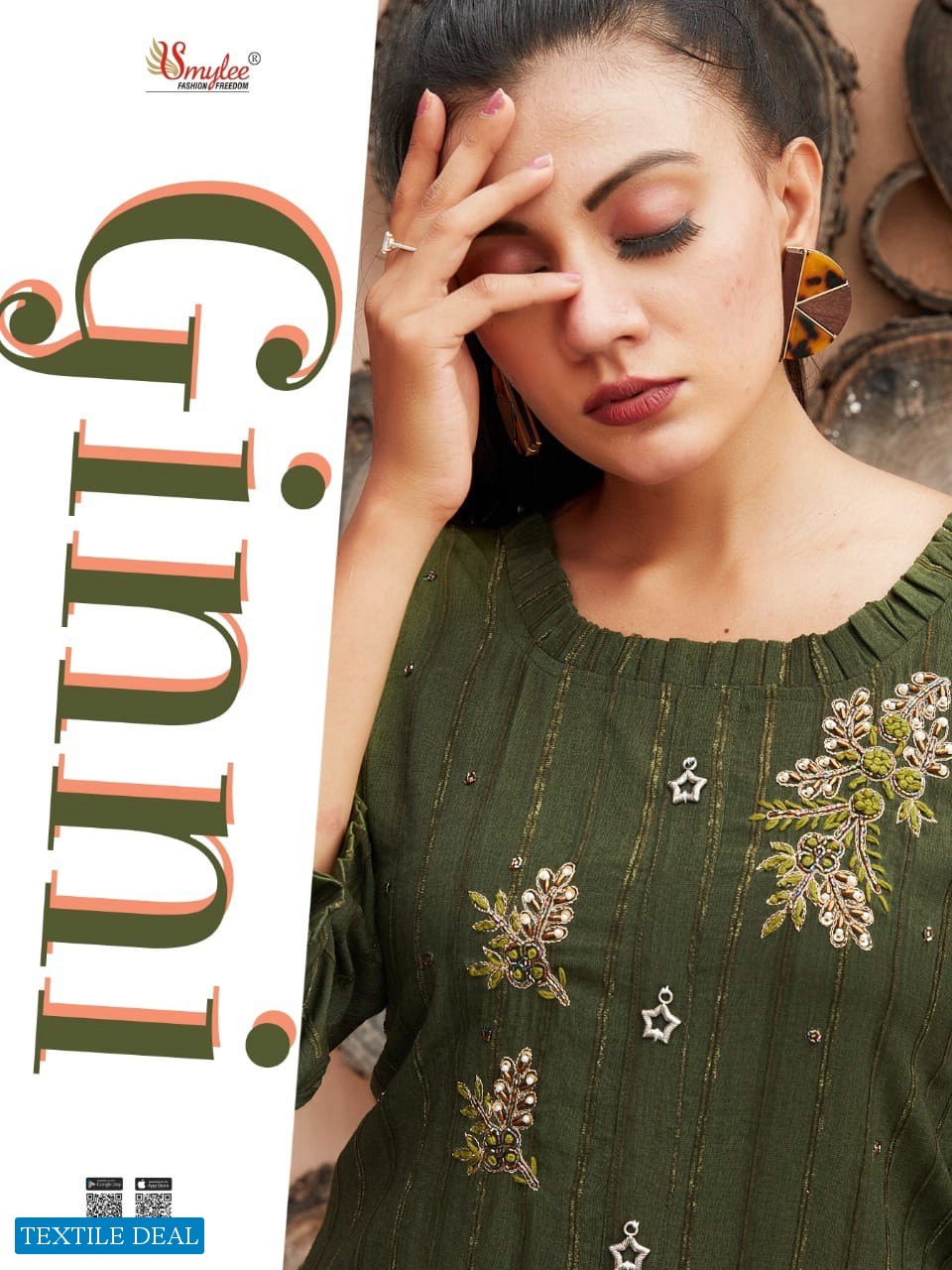 Smylee Ginni Wholesale Long Kurtis Catalogs