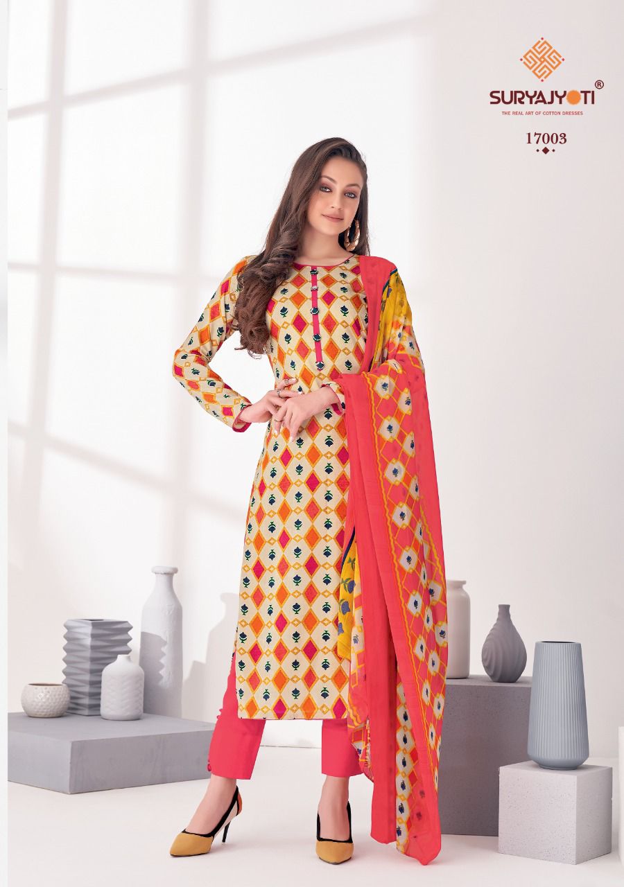 Suryajyoti Princess Vol-17 Wholesale Printed Dress Material