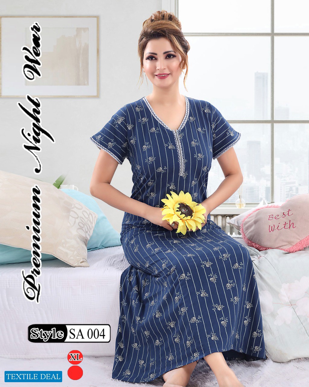 Kavyansika Nighty 291 Wholesale Night Wear Catalogs