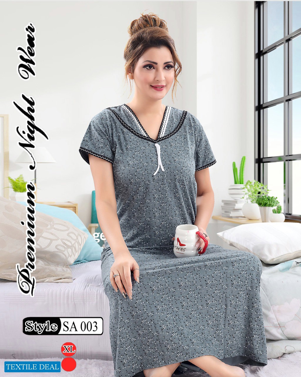 Kavyansika Nighty 291 Wholesale Night Wear Catalogs