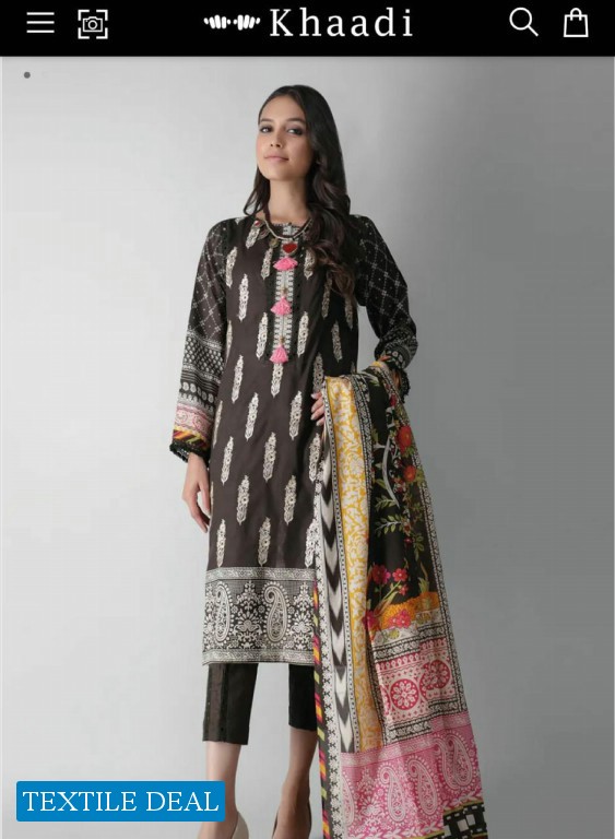 Khaadi Embroidered Collection set of 13 pcs All 3 pcs
