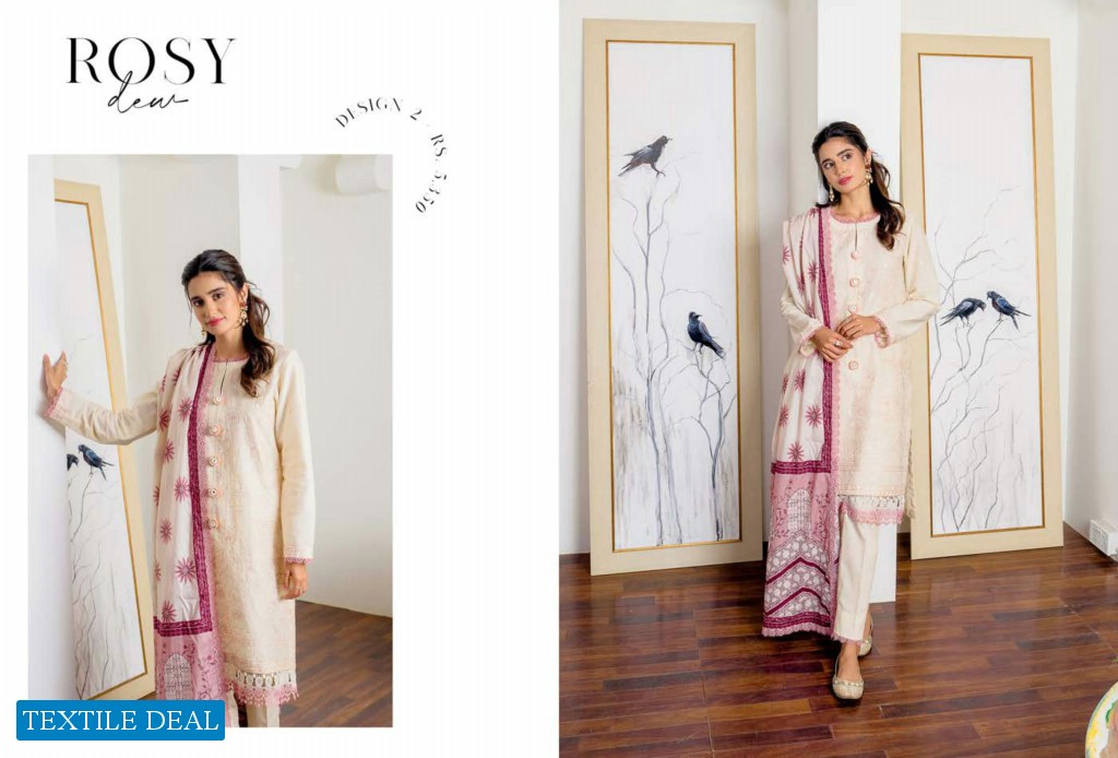 Cross Stitch Ciara Cambric Unstitched Collection Original Pakistani Dress