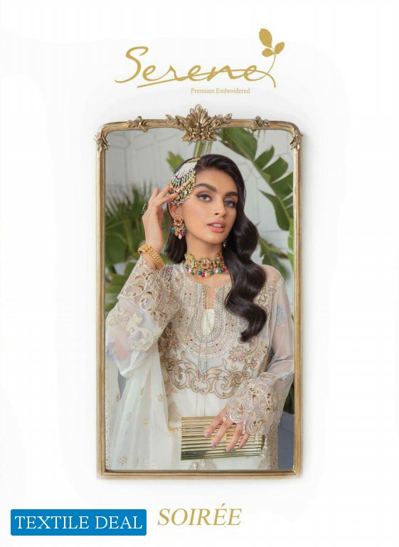 Serene Soiree wholesale Luxury Chiffon Embroidered Pakistani Dress