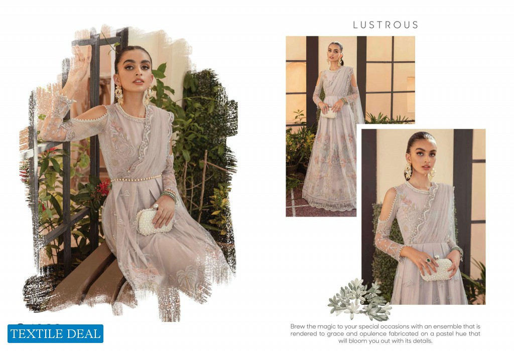 Serene Soiree wholesale Luxury Chiffon Embroidered Pakistani Dress