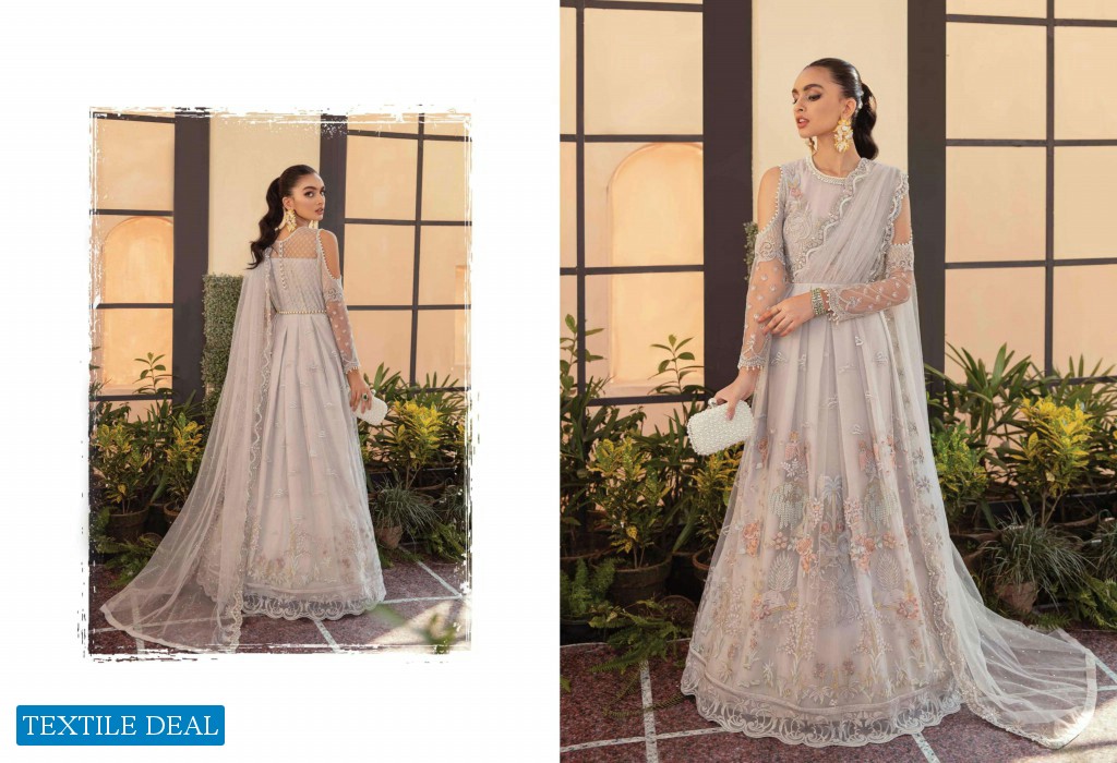 Serene Soiree wholesale Luxury Chiffon Embroidered Pakistani Dress