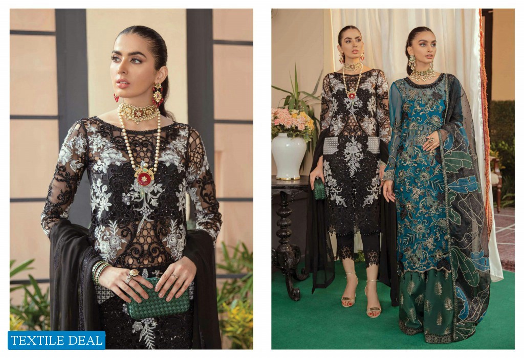 Serene Soiree wholesale Luxury Chiffon Embroidered Pakistani Dress