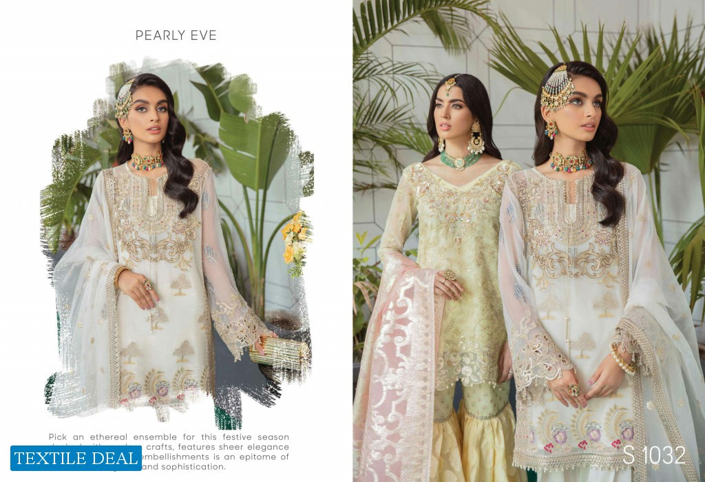 Serene Soiree wholesale Luxury Chiffon Embroidered Pakistani Dress