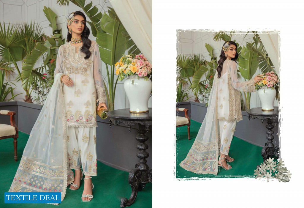 Serene Soiree wholesale Luxury Chiffon Embroidered Pakistani Dress
