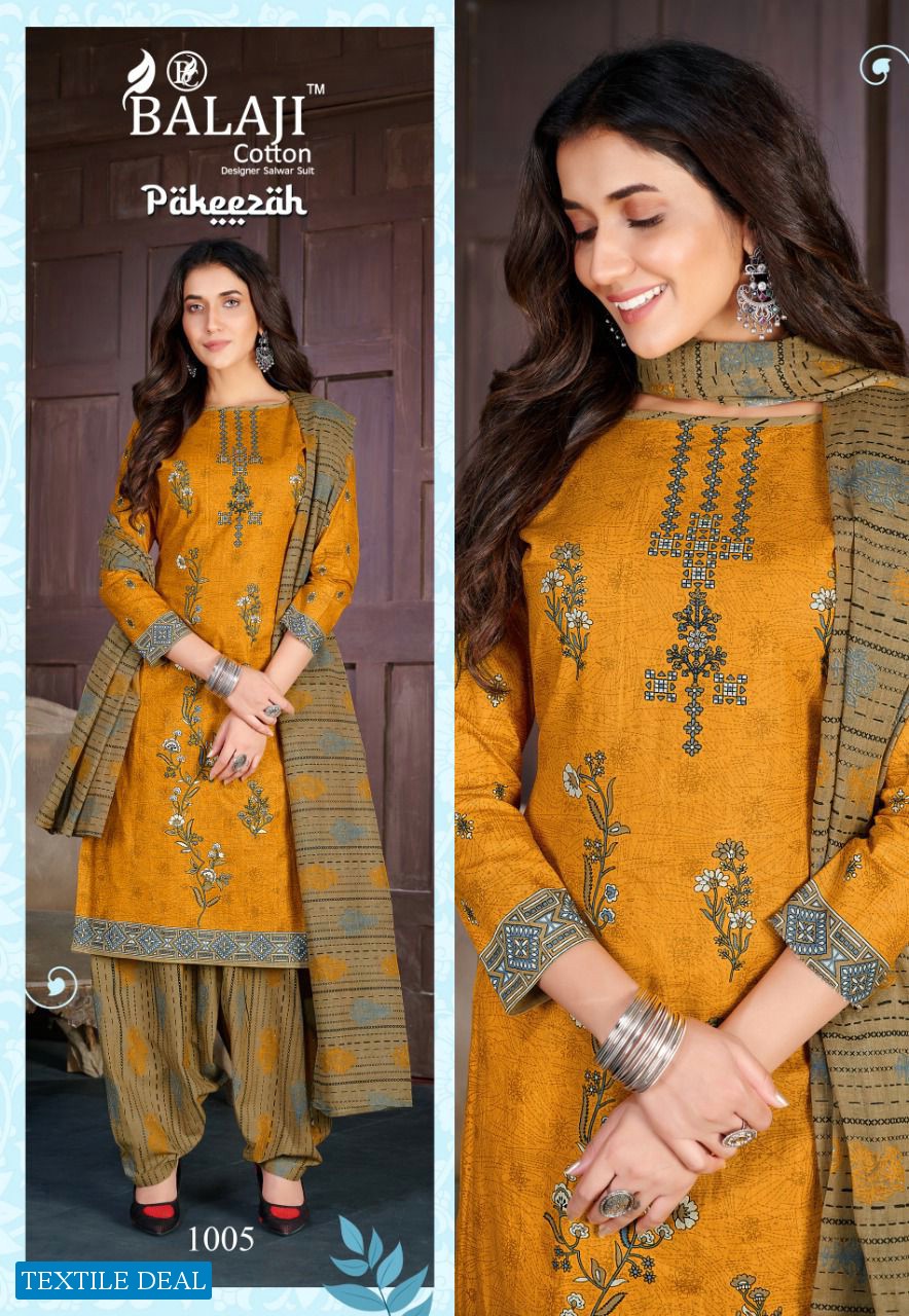 Balaji Pakeezah Wholesale Cotton Printed Dress Material