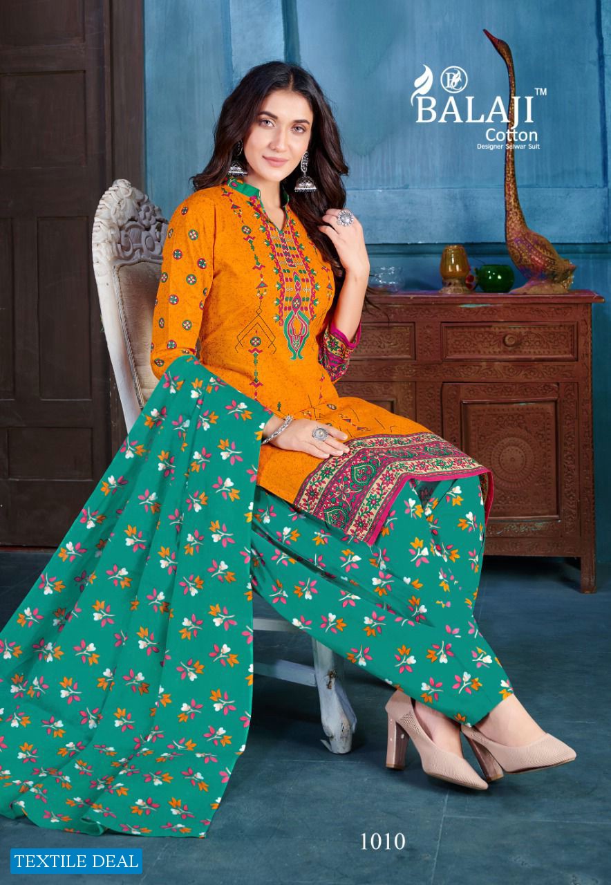 Balaji Pakeezah Wholesale Cotton Printed Dress Material