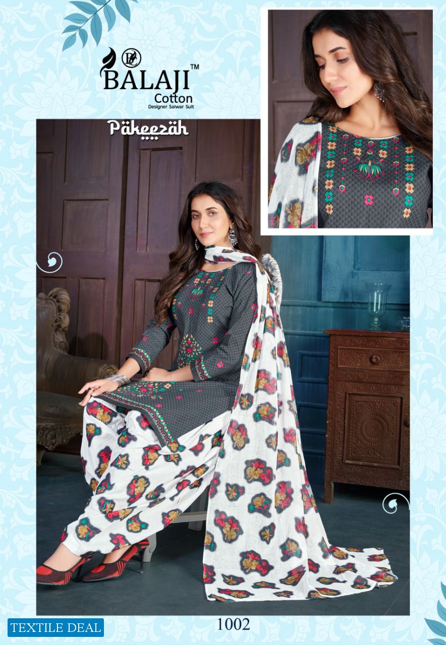 Balaji Pakeezah Wholesale Cotton Printed Dress Material