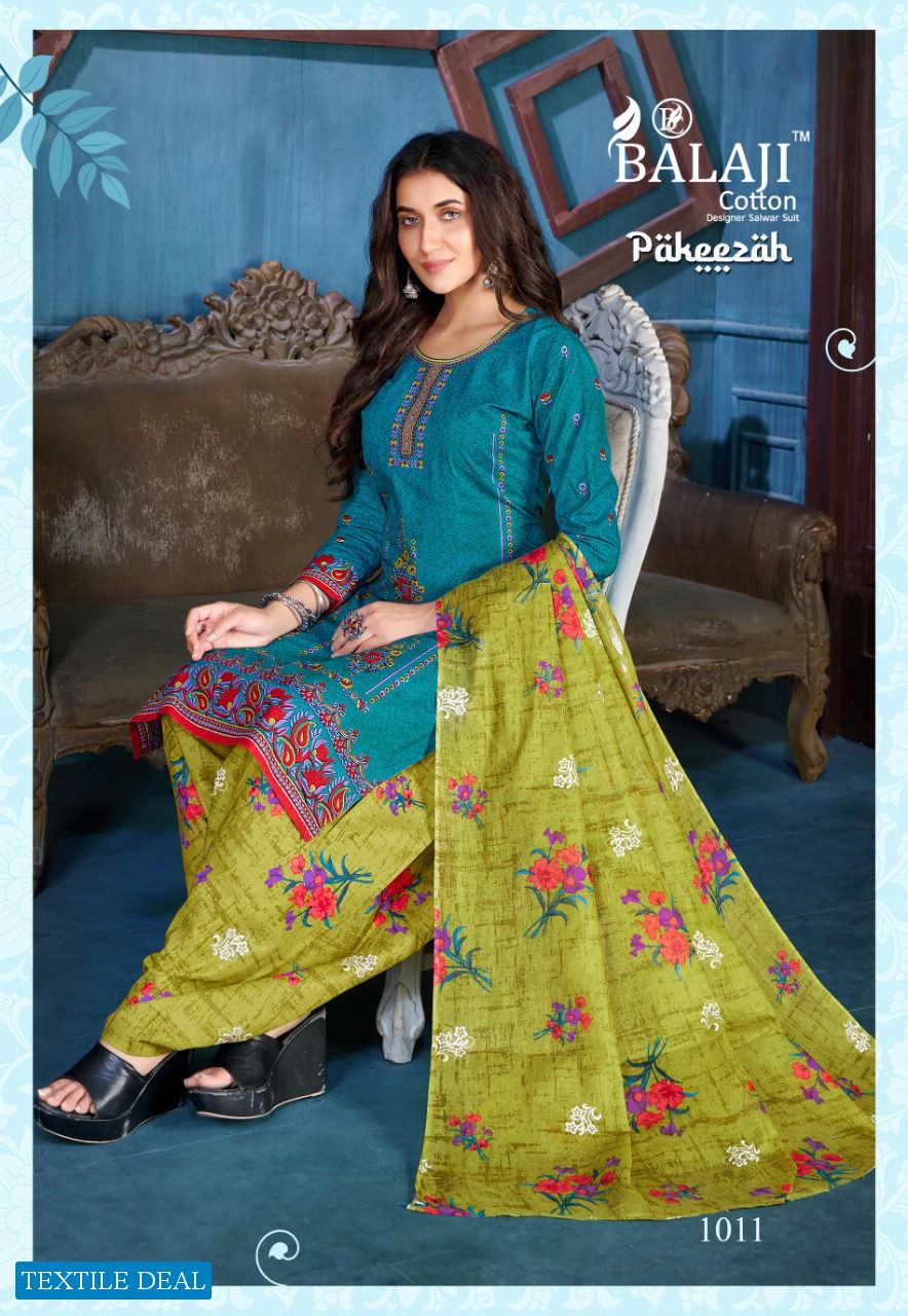 Balaji Pakeezah Wholesale Cotton Printed Dress Material