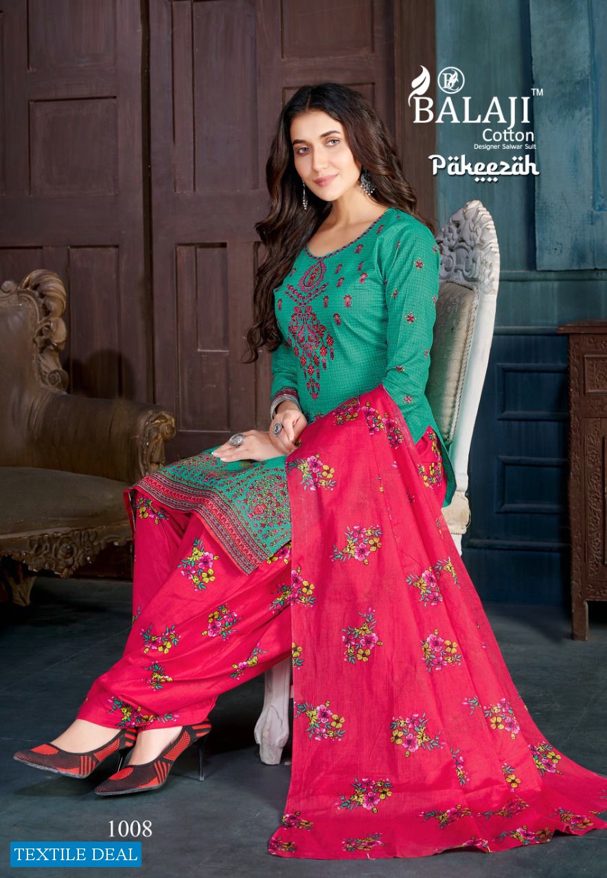Balaji Pakeezah Wholesale Cotton Printed Dress Material