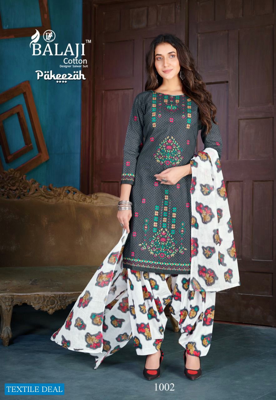 Balaji Pakeezah Wholesale Cotton Printed Dress Material