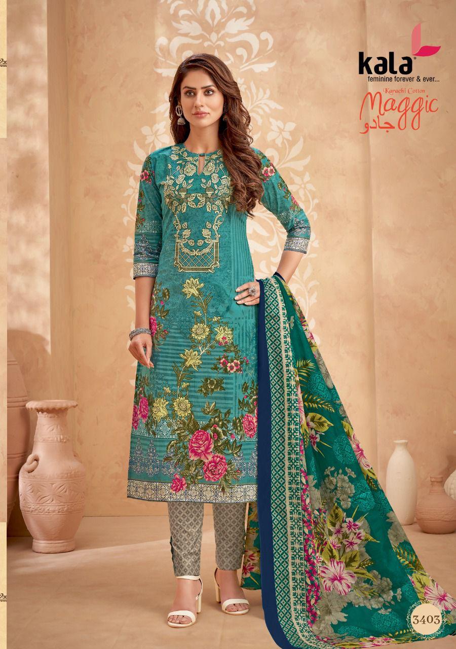 Kala Maggic Karachi Cotton Vol-15 Wholesale Karachi Cotton Dress Material