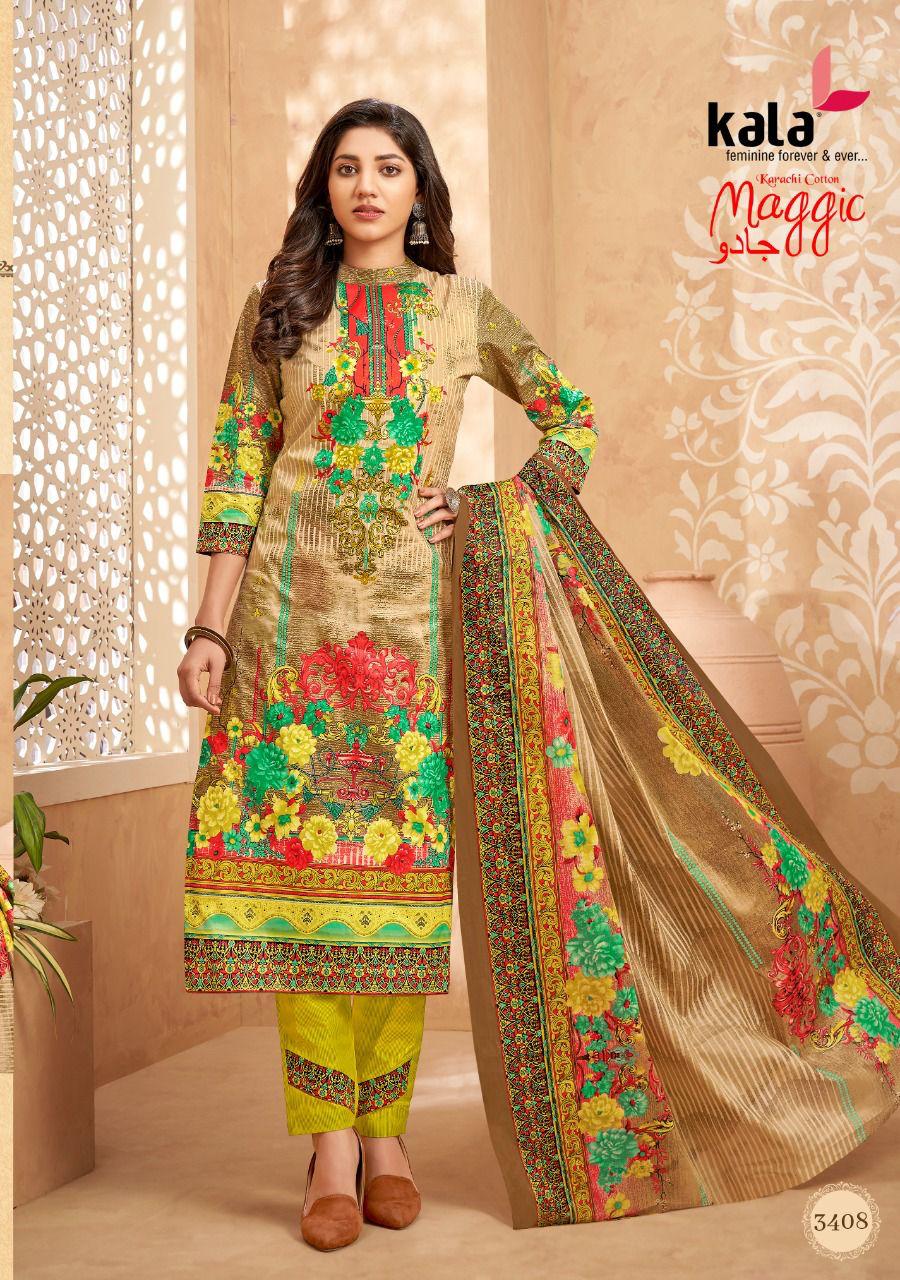 Kala Maggic Karachi Cotton Vol-15 Wholesale Karachi Cotton Dress Material