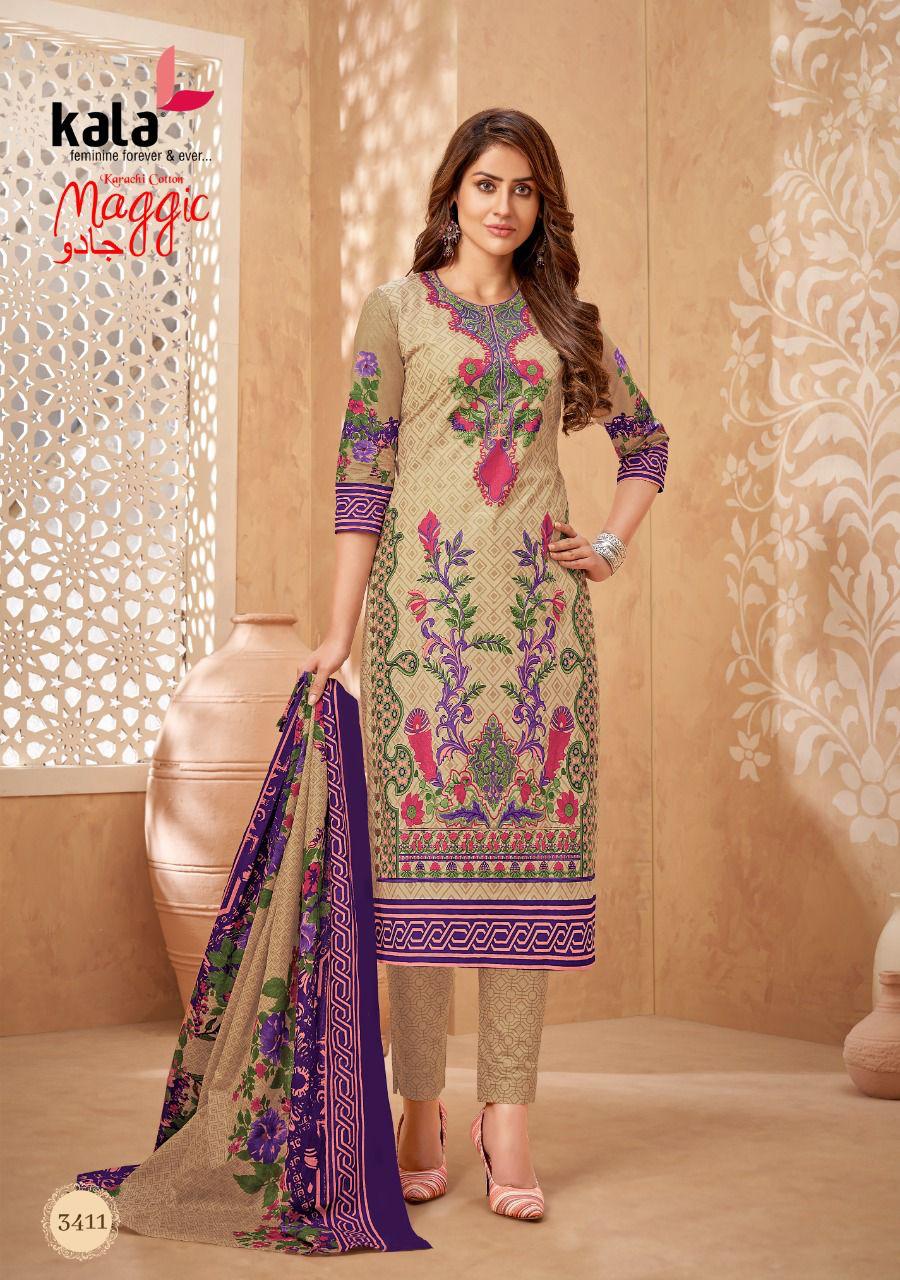 Kala Maggic Karachi Cotton Vol-15 Wholesale Karachi Cotton Dress Material