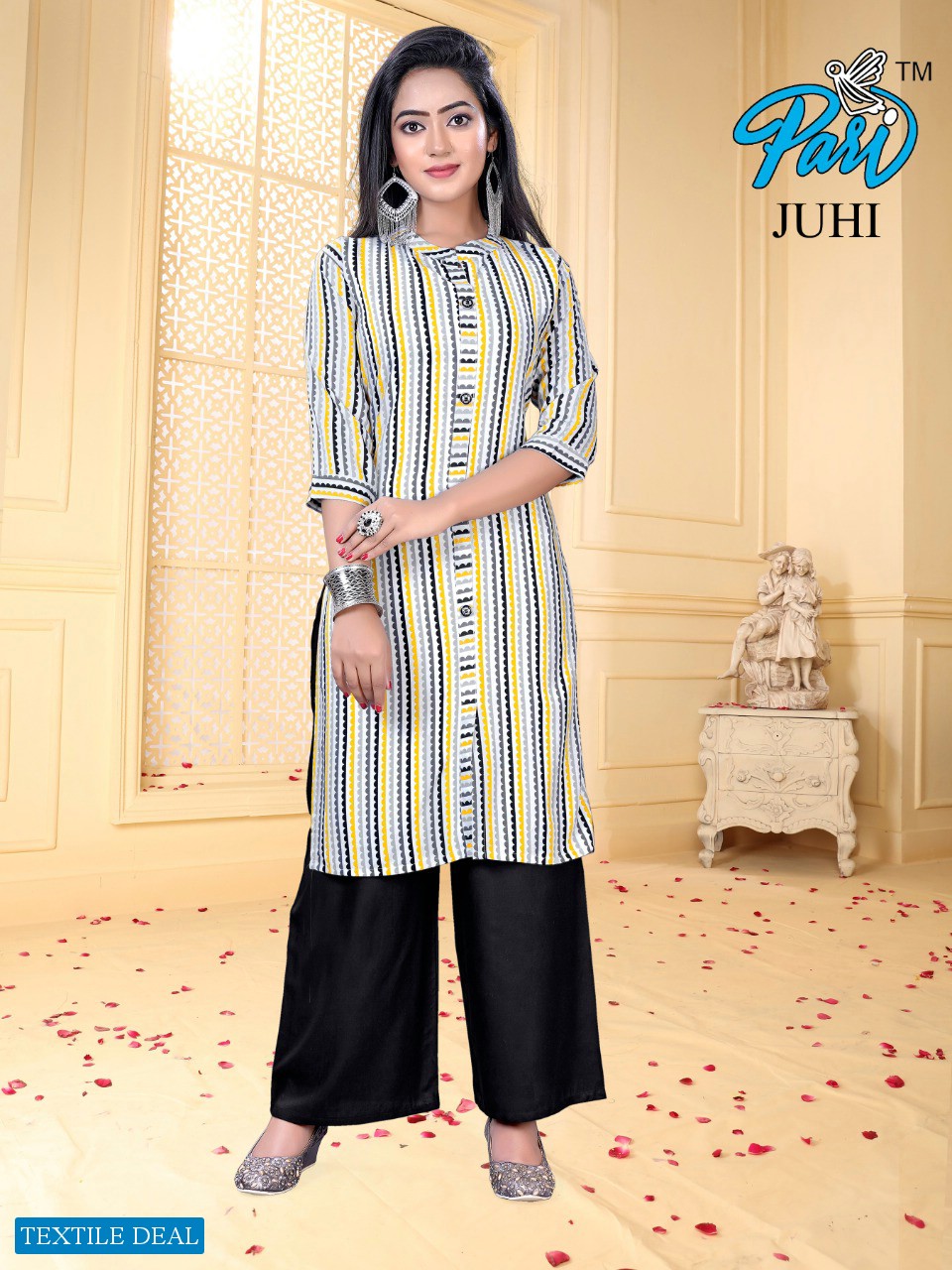 Pari Juhi wholesale Causal Kurti With Bottom