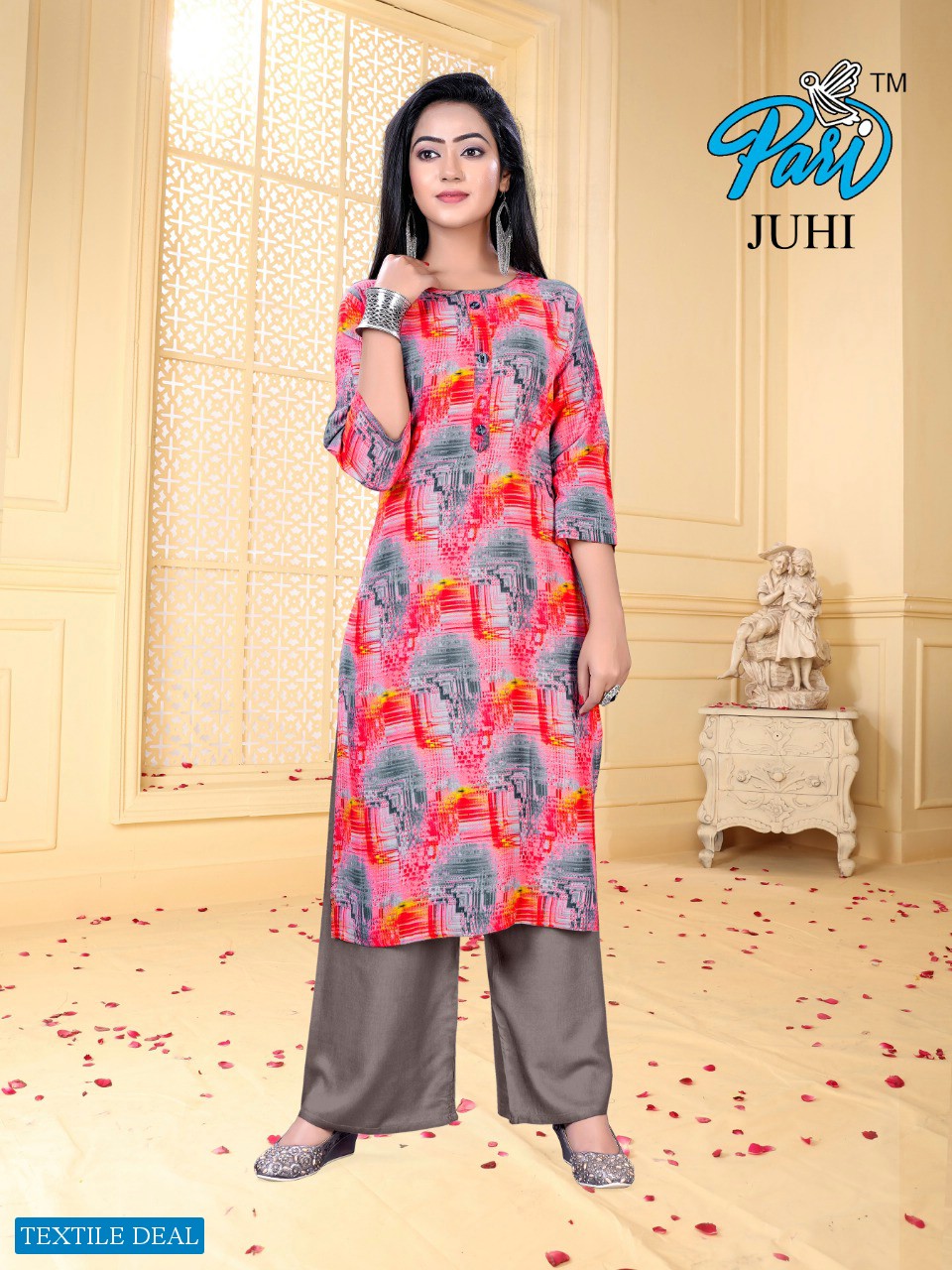 Pari Juhi wholesale Causal Kurti With Bottom