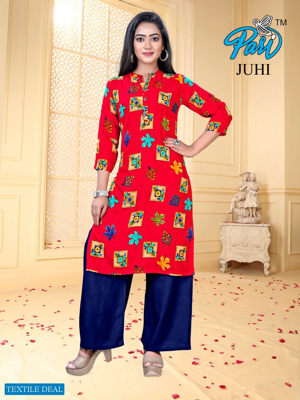 Pari Juhi wholesale Causal Kurti With Bottom