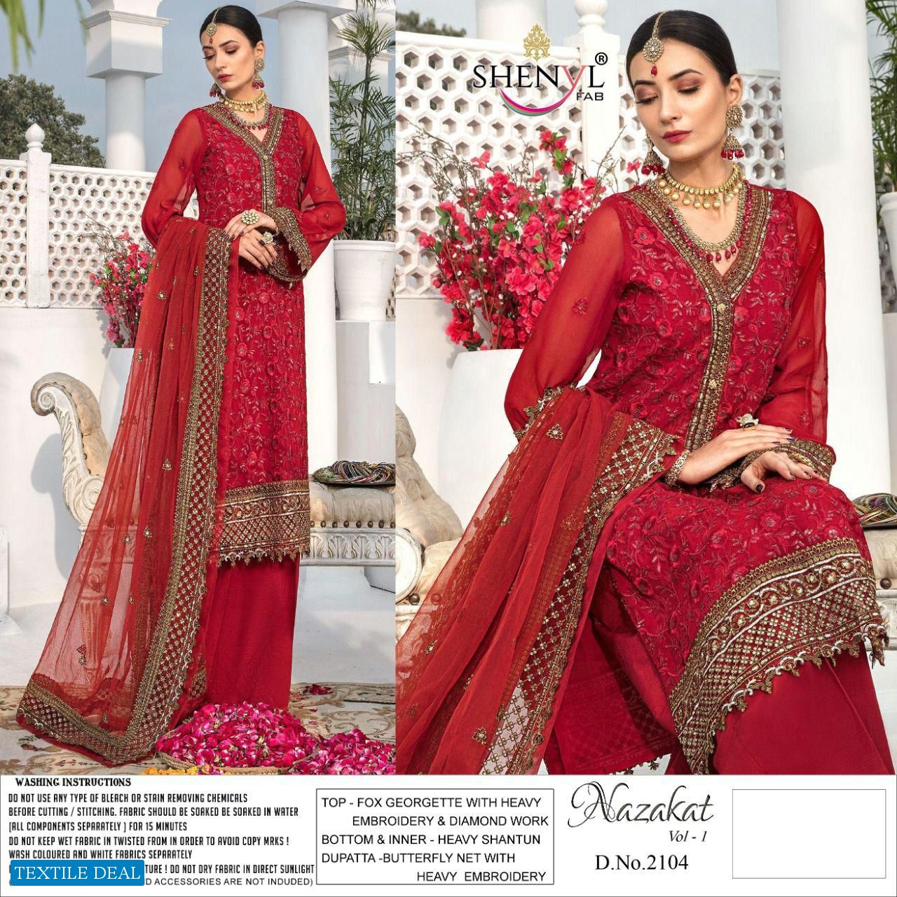 Shenyl Nazakat Vol-1 Wholesale Designer Pakistani Concept Dress