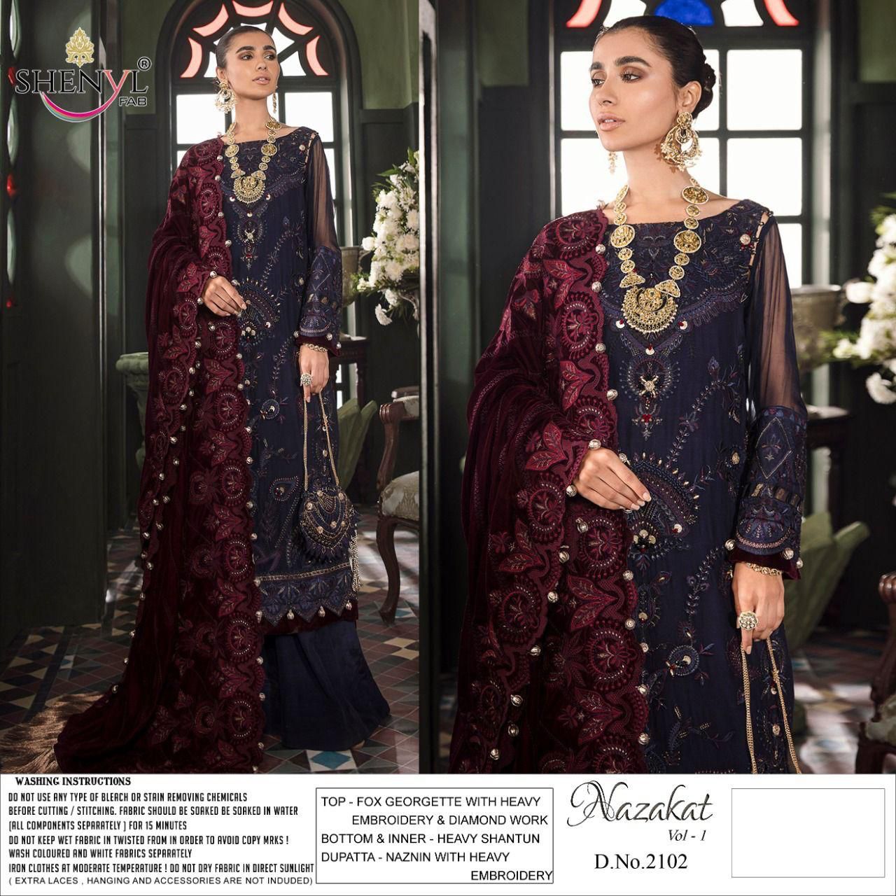 Shenyl Nazakat Vol-1 Wholesale Designer Pakistani Concept Dress
