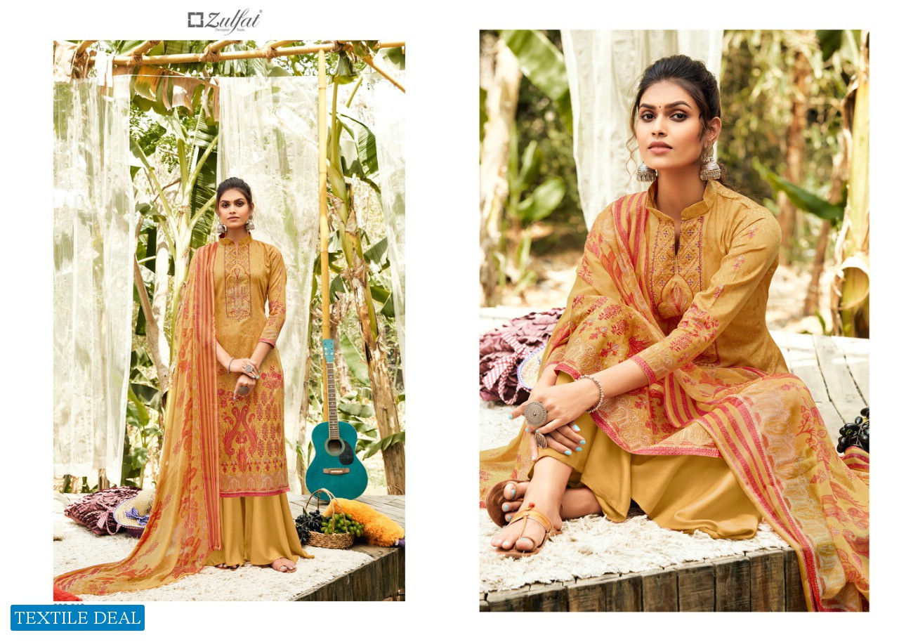 Zulfat Ananya Wholesale Pure Jam Cotton Dress Material