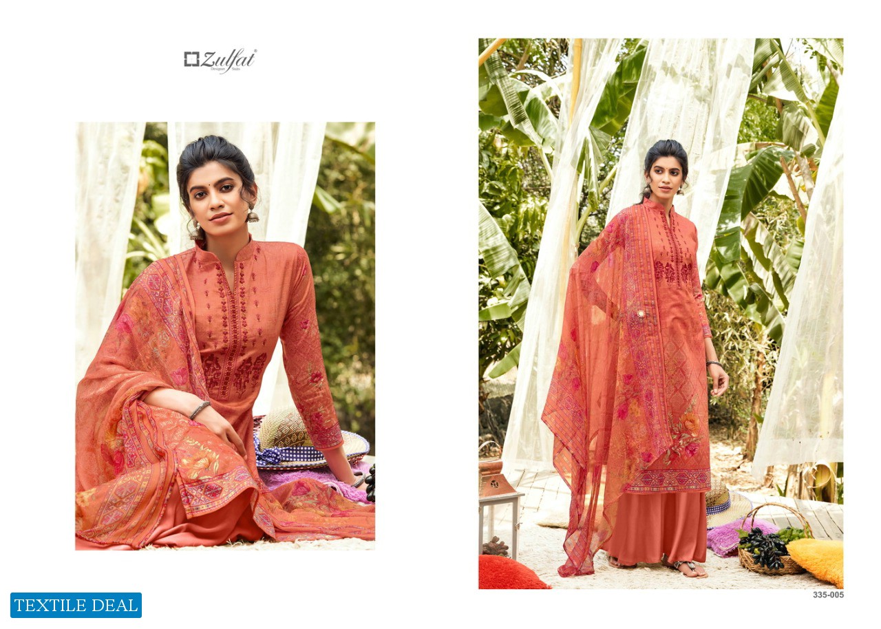 Zulfat Ananya Wholesale Pure Jam Cotton Dress Material