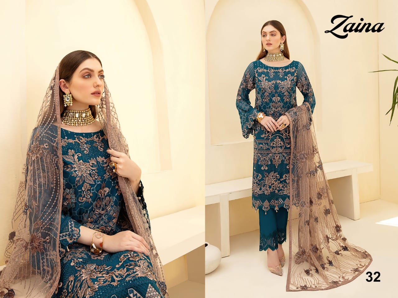 Zaina Vol-3 Wholesale Pakistani Concept Designer Salwar Kameez