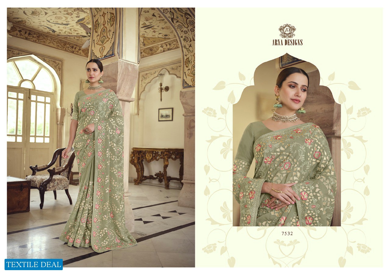 Arya Swarna Vol-2 Designer Indian Saree Blouse