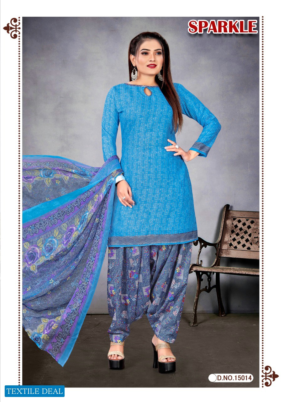 Amit Sparkle Vol-15 Wholesale Synthetic Dress Material